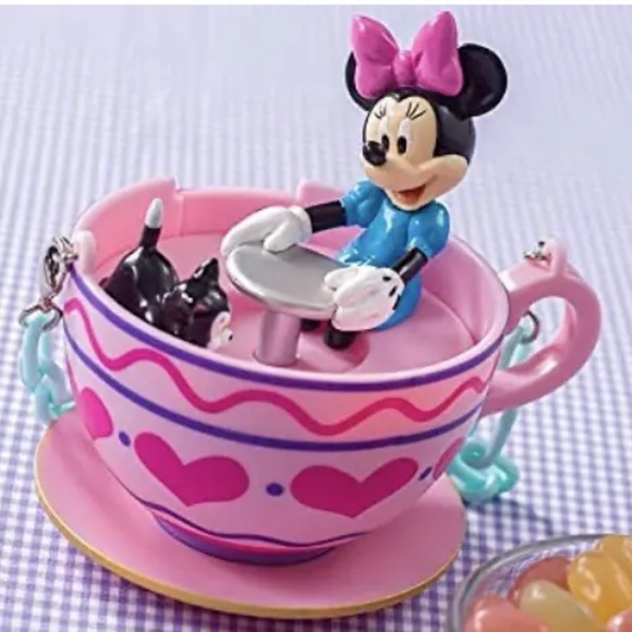 Disney Accessories - Minnie & Figaro Alice's Tea Cup Souvenir Mini Snack Case Disneyland Tokyo Disney